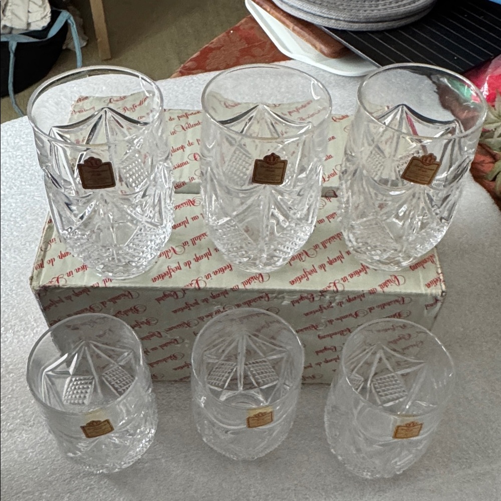 Vintage Hochwertiges Bleikristall Crystal Clear Glass Set made in Germany - Picture 4 of 8